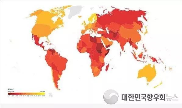 2025년 부패인식지수 발표, 전 세계 부패 해결 노력 위축 경고!